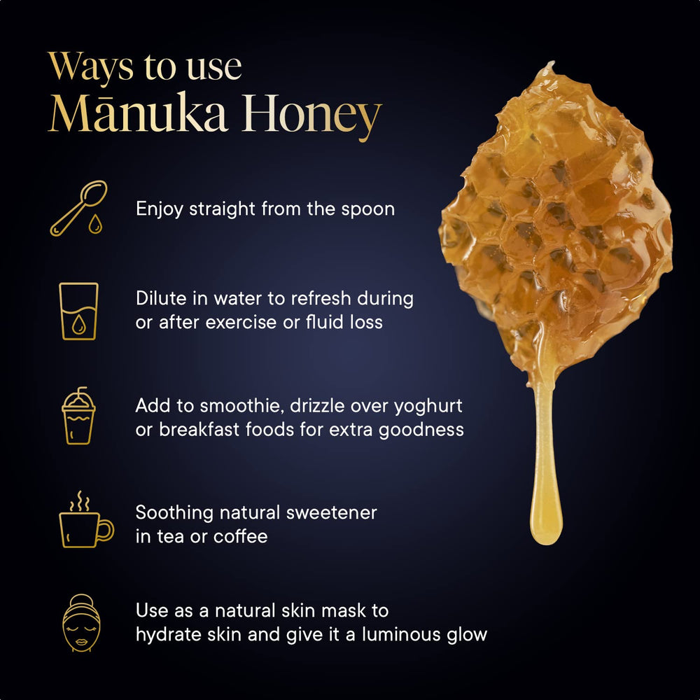 Manuka Health UMF 16+ QR code connects to origin and quality credentials