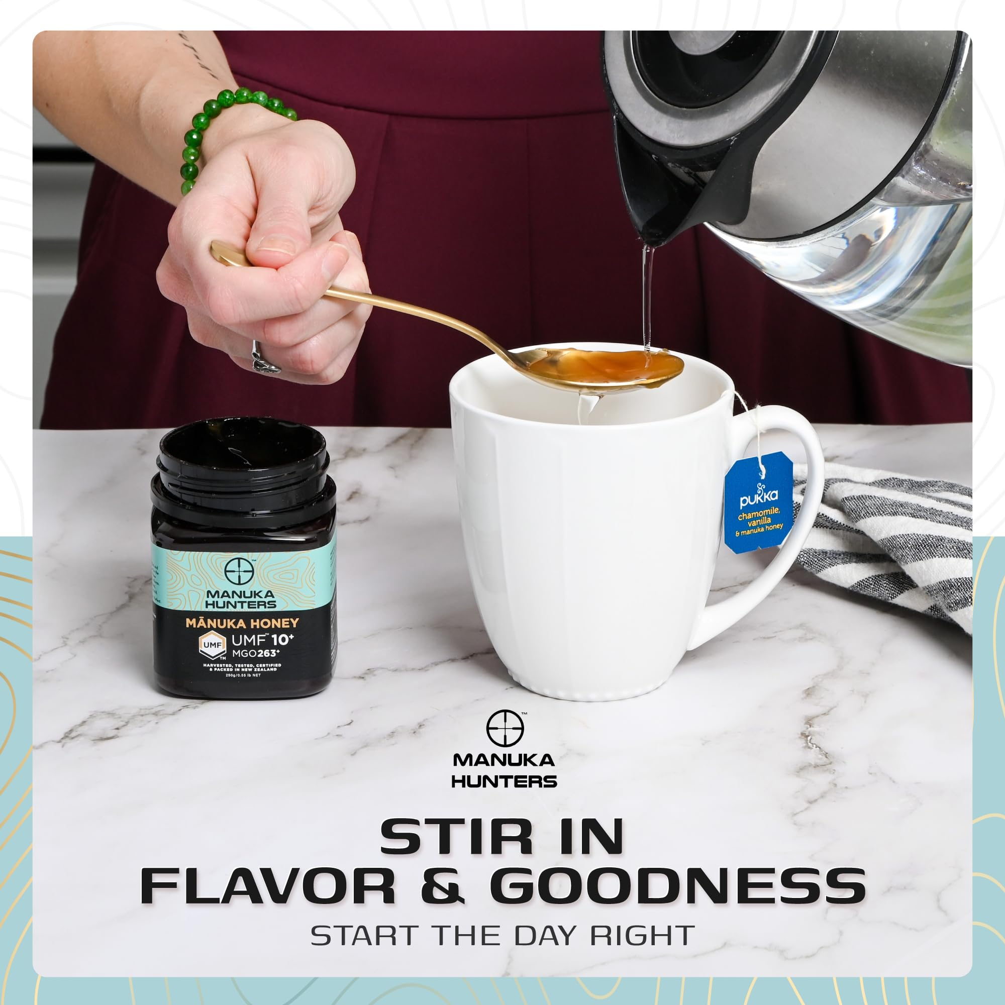 Manuka Hunters spoon tasting spot demonstrates versatile use and smooth texture