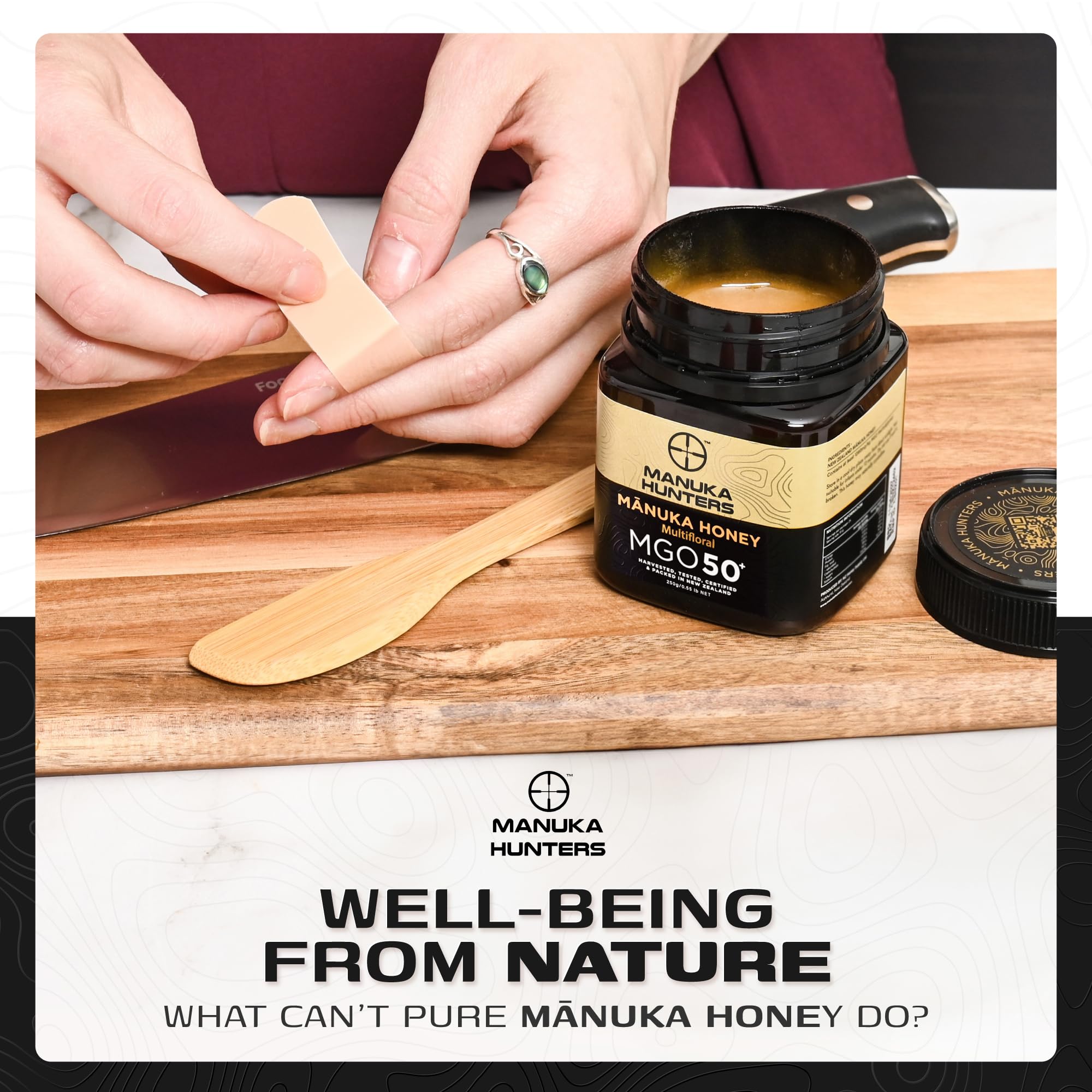 Tea with Manuka Hunters honey aroma and flavor