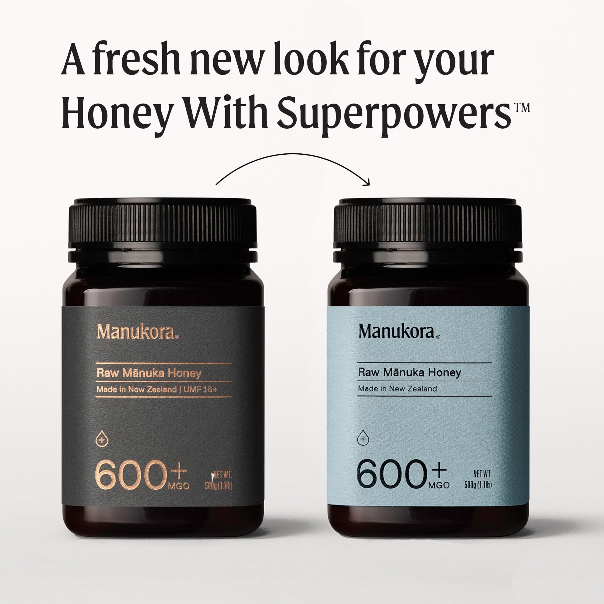 Manukora hive-to-hand traceability label emphasizing source transparency