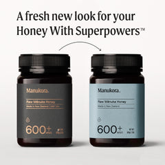Manukora hive-to-hand traceability label emphasizing source transparency