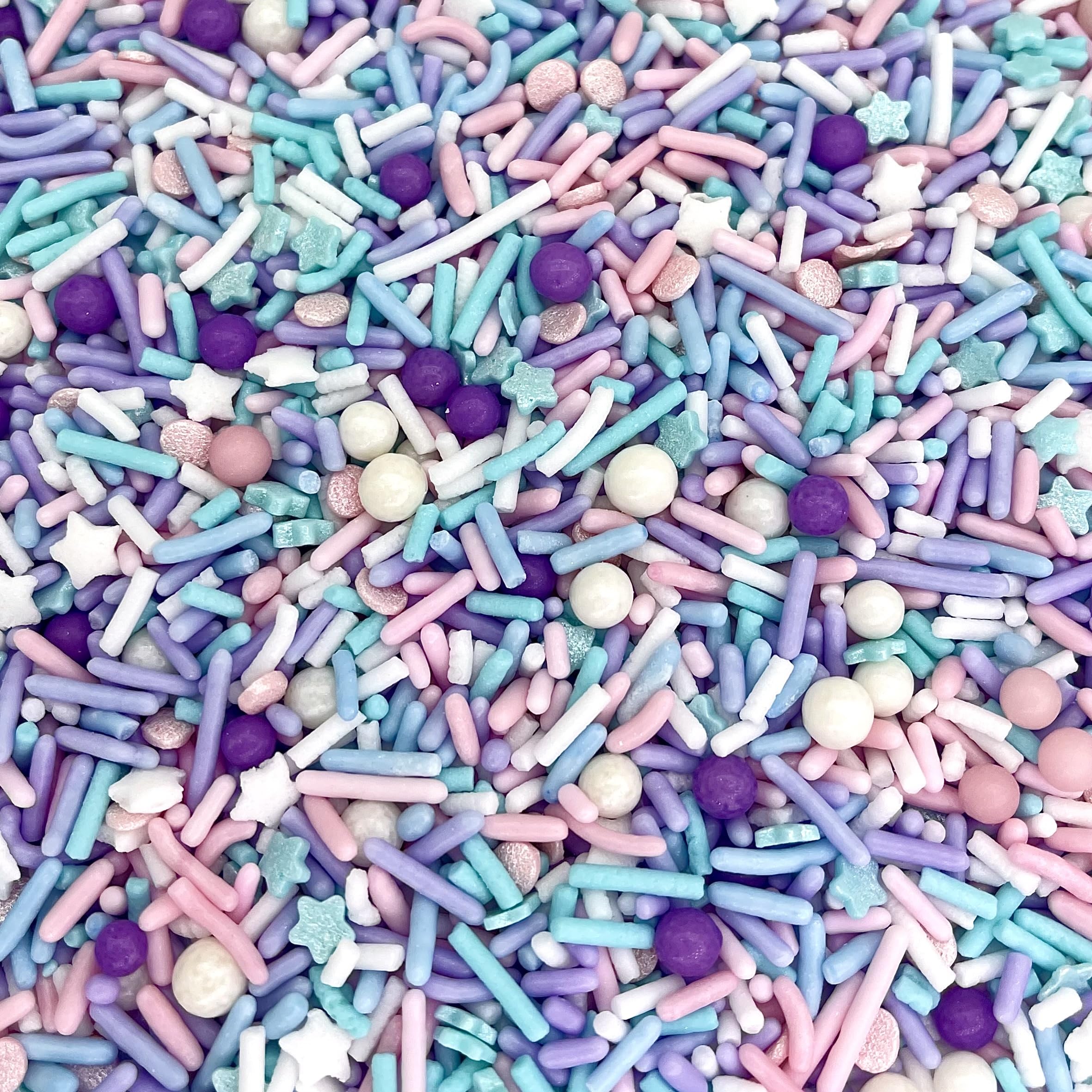 Manvscakes colorful sprinkle medley adds playful color to cookies and cakes.