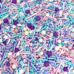 Manvscakes colorful sprinkle medley adds playful color to cookies and cakes.