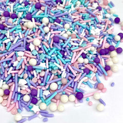 Manvscakes cookies and cupcakes decorated with sprinkle mix for eye catching treats.