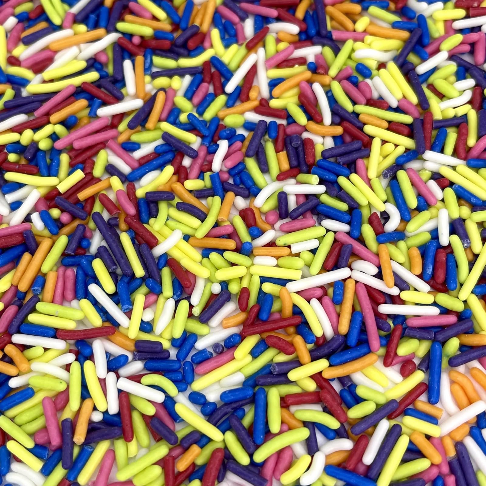 Manvscakes rainbow sprinkles topping cookies and cupcakes for color