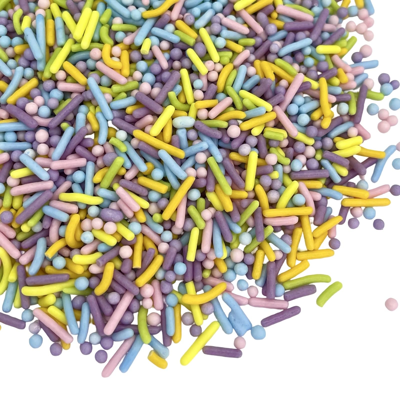 Manvscakes sprinkle medley decorates cookies with a playful confetti look.