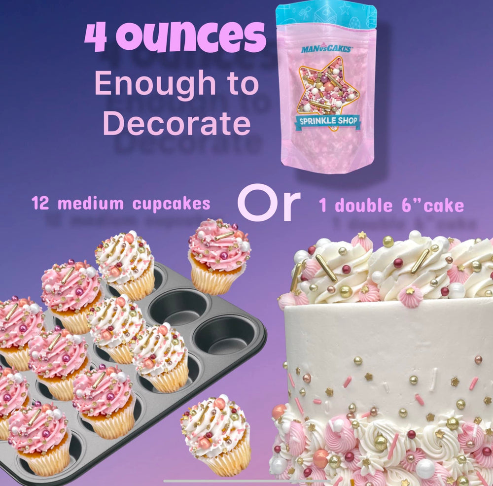 Manvscakes sprinkles for ice cream add color and crunch.