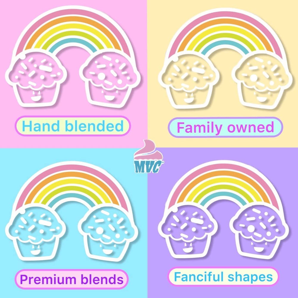 Manvscakes sprinkles decorate macarons with festive metallic flair.