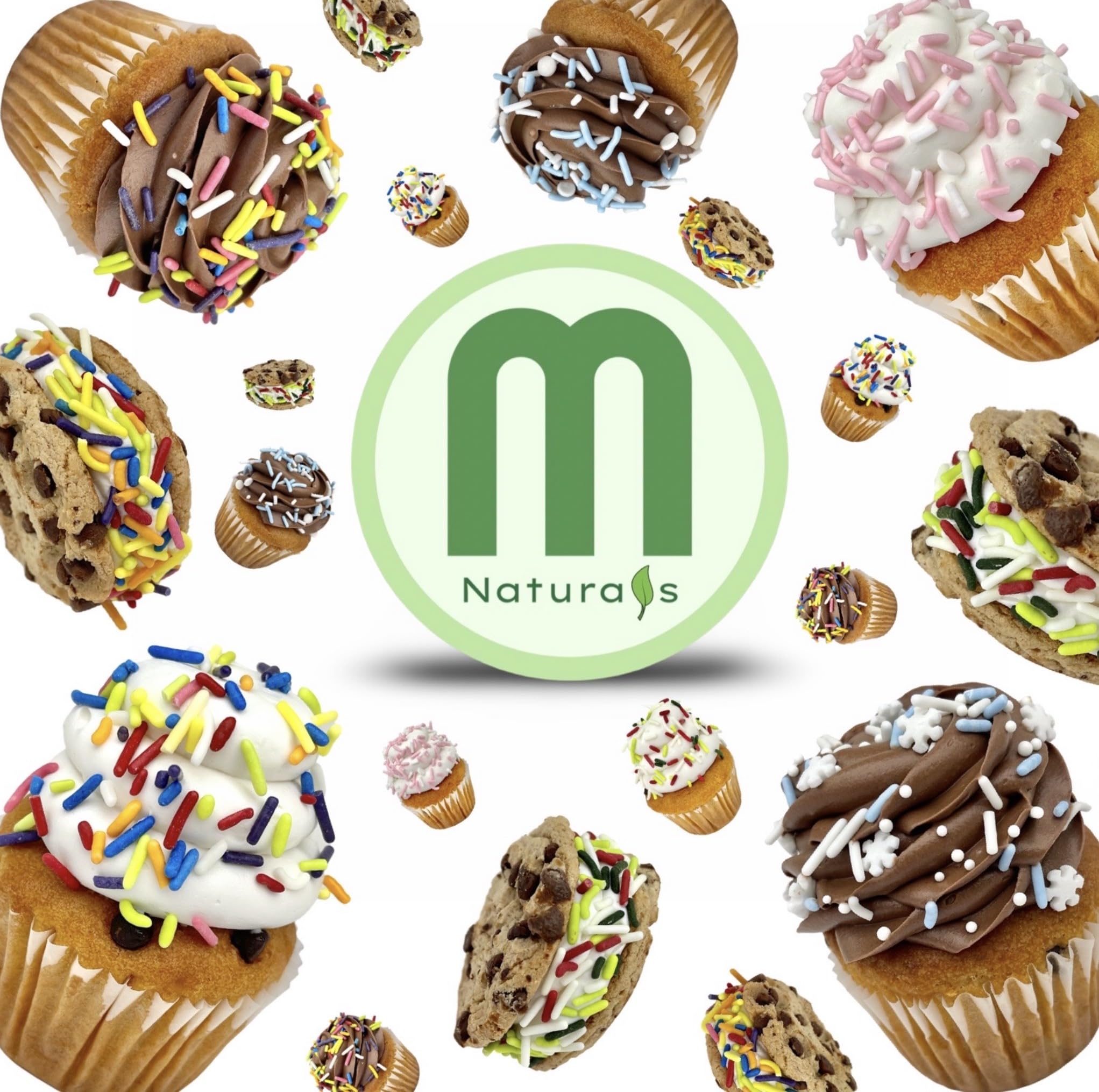 Manvscakes Valentine Sprinkles Edible decorations for festive cakes, cupcakes, and ice cream.