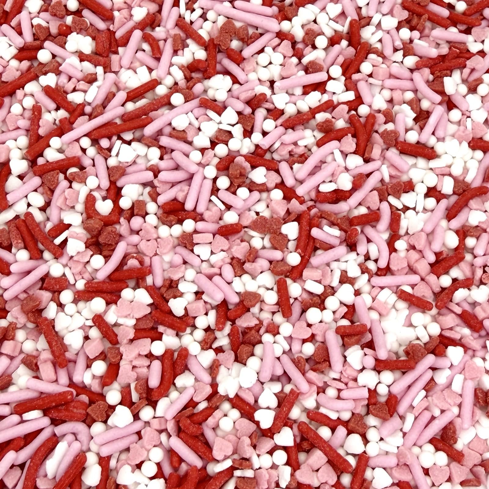 Manvscakes Valentine Sprinkles Natural Colors provide vibrant dessert decoration without artificial dyes.