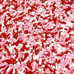 Manvscakes Valentine Sprinkles Natural Colors provide vibrant dessert decoration without artificial dyes.