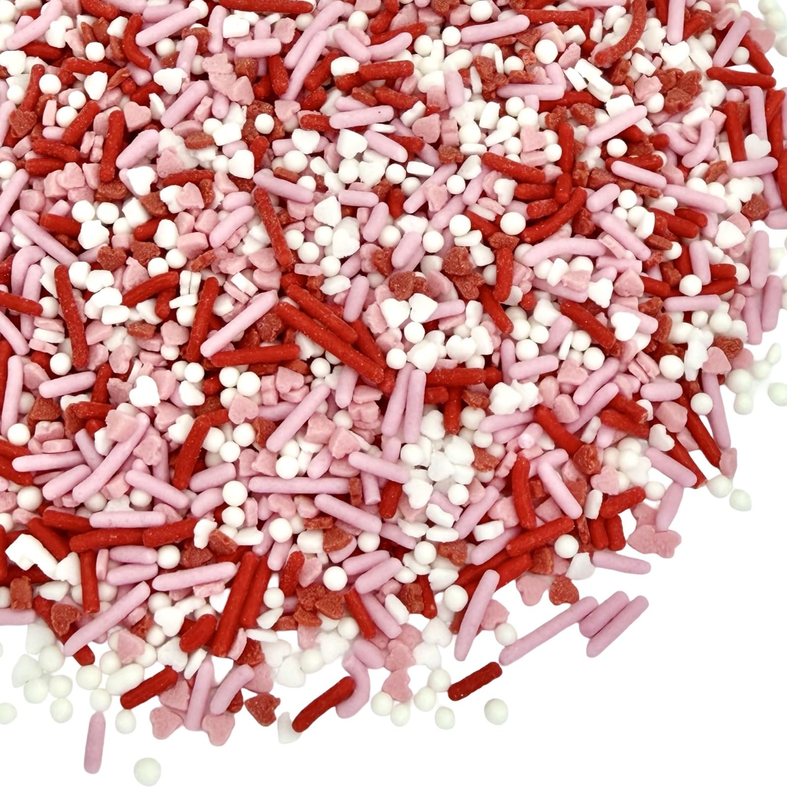 Manvscakes Valentine Sprinkles No Artificial Dyes offer safe, colorful garnishes for treats.