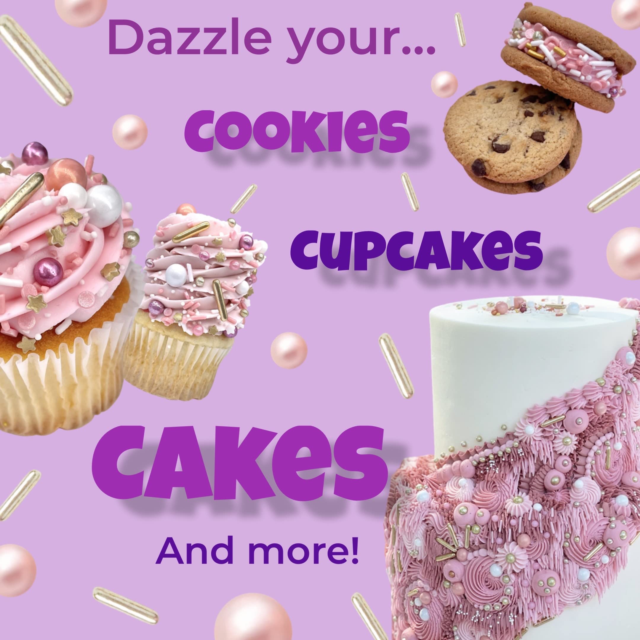 Manvscakes hand blended by master sugar artists adds artisanal flair.