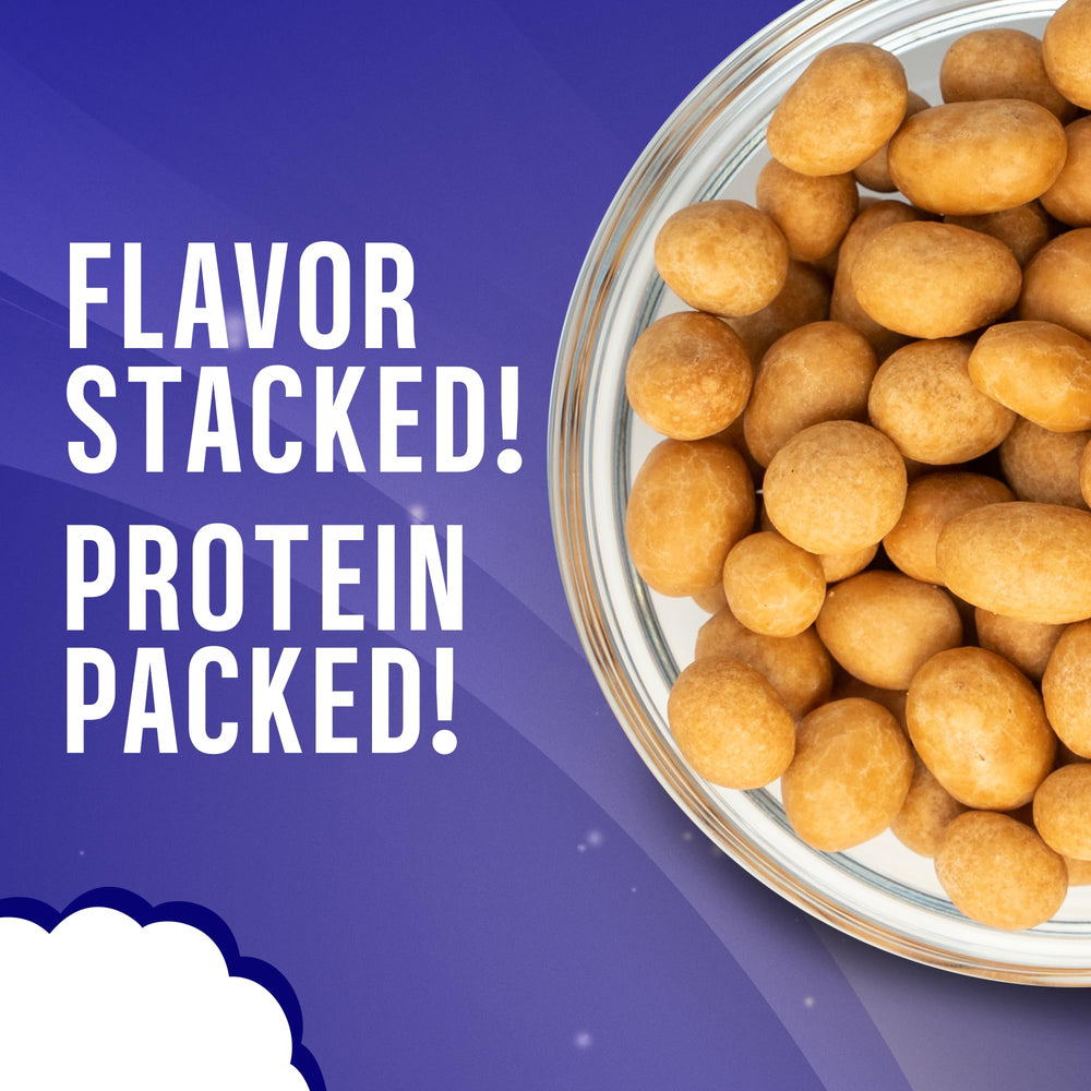 Saucy glaze detail on coating highlights savory-sweet balance for nibbling.