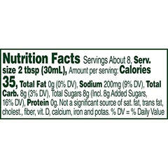 Maple Grove Farms fat-free raspberry dressing label close-up highlights fat-free claim.