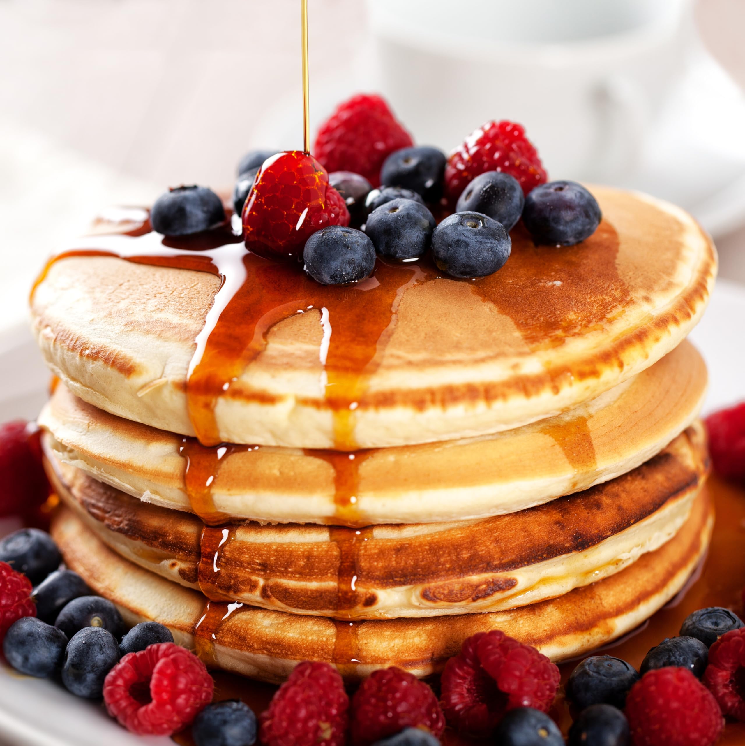 Maple Grove Farms sugar-free pancake syrup in coffee for maple warmth