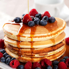 Maple Grove Farms sugar-free pancake syrup in coffee for maple warmth