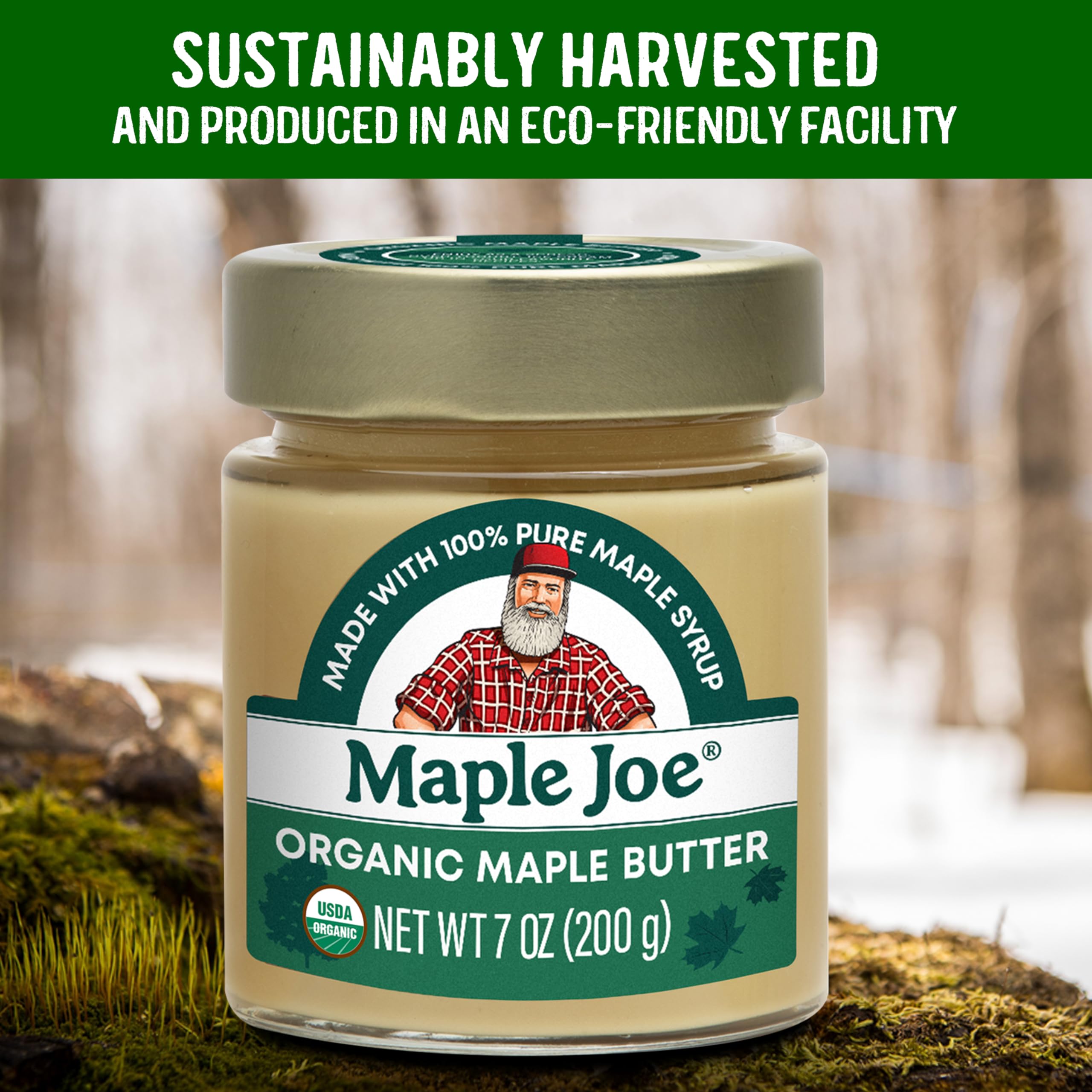 Toasted bagel with Maple Joe maple butter spread