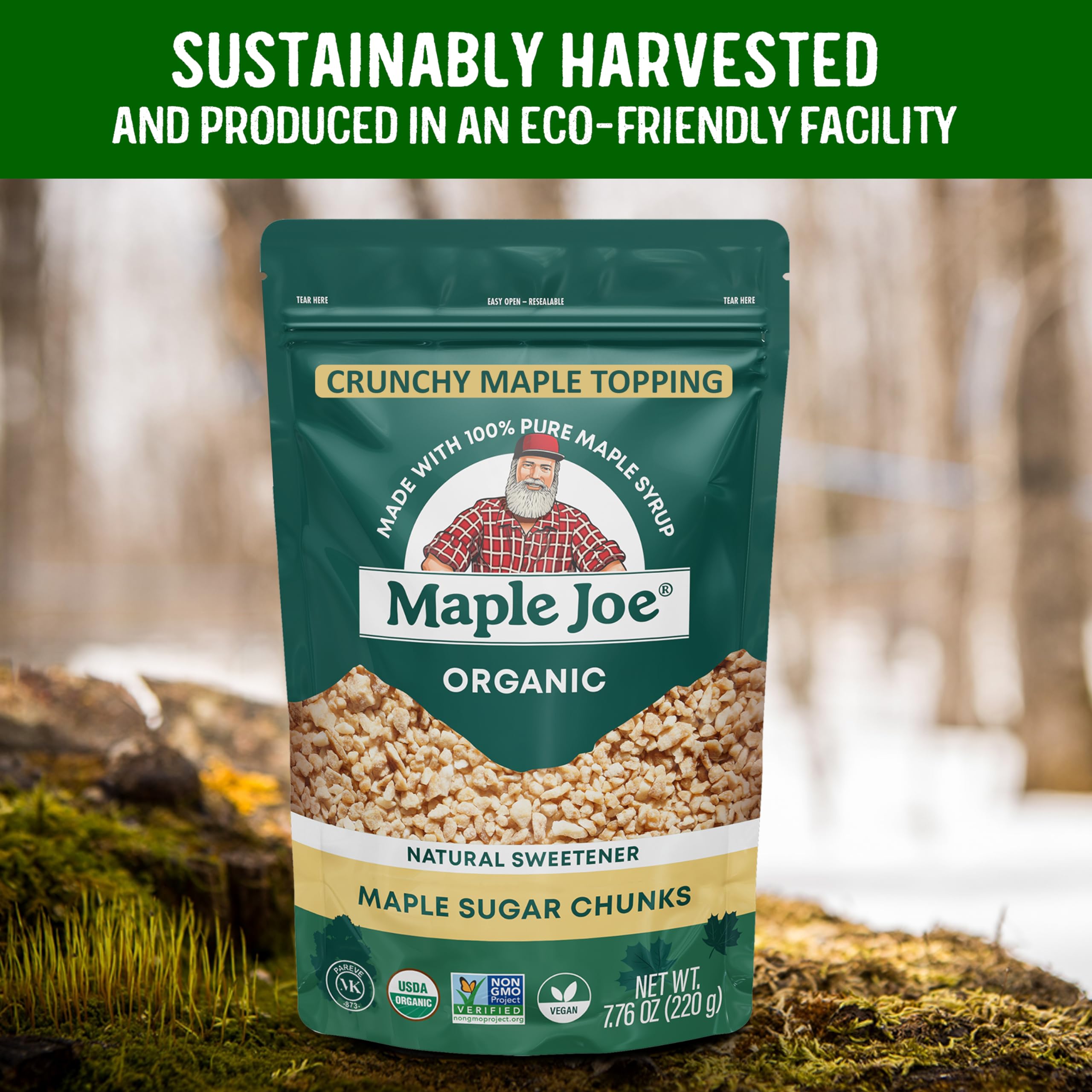 Maple Joe sprinkles enhance sauces and salad dressings
