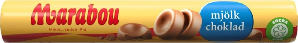 Marabou Mjolkchoklad original milk chocolate roll, creamy Swedish treat perfect for sharing