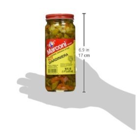 Marconi Hot Giardiniera 2-pack packaging angle, ideal for party trays