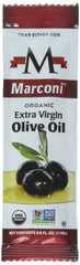 Marconi Organic EVOO packets in a 25-count pack for convenient, measured flavor on salads.