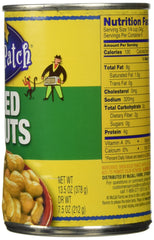 12-pack of Margaret Holmes green boiled peanuts cans for convenient pantry stocking