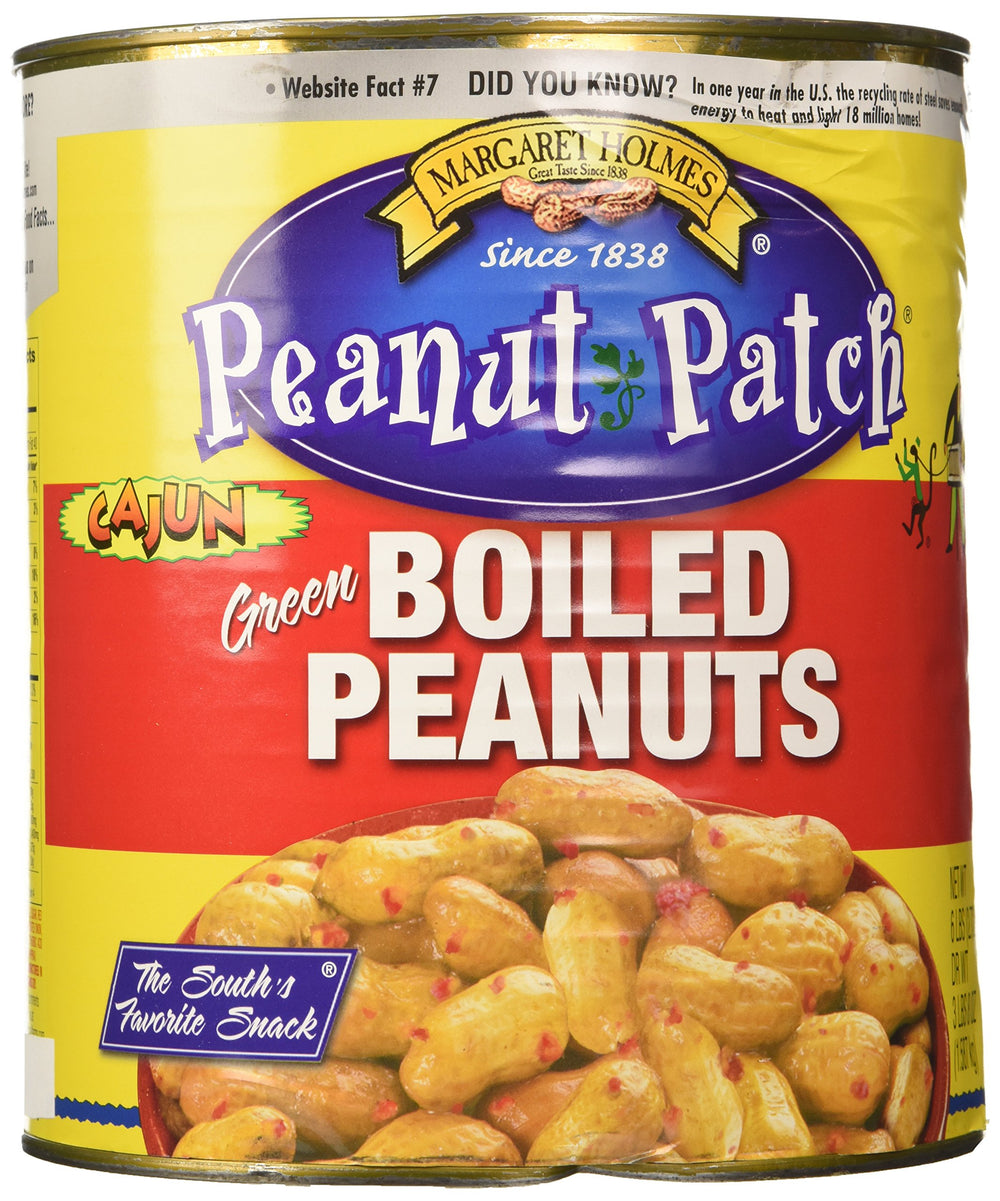 Margaret Holmes Green Cajun Boiled Peanuts served heated for warm bite.