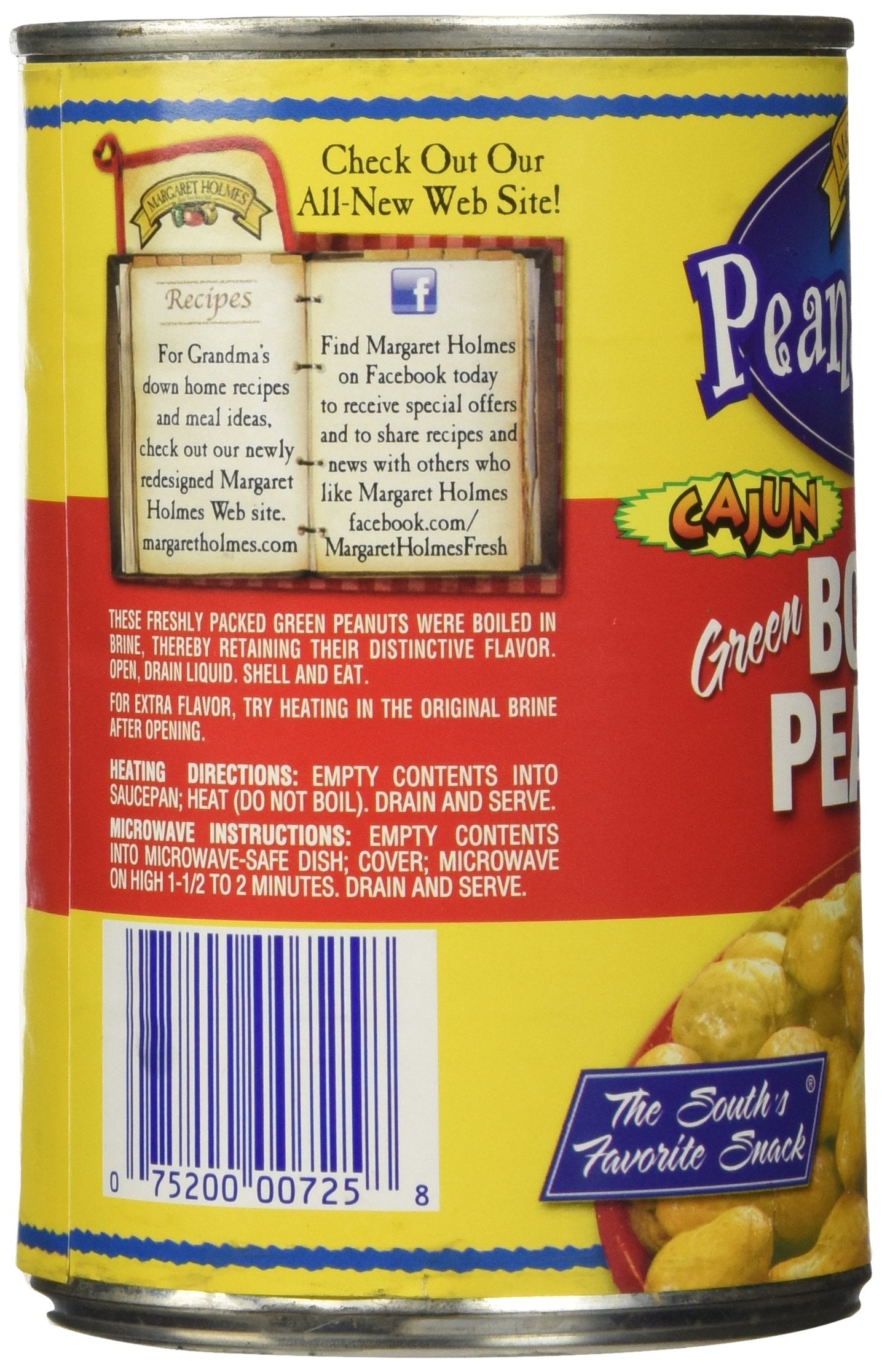Margaret Holmes southern snack pack-6; convenient, shelf-stable Cajun boiled peanuts for on-the-go bites.