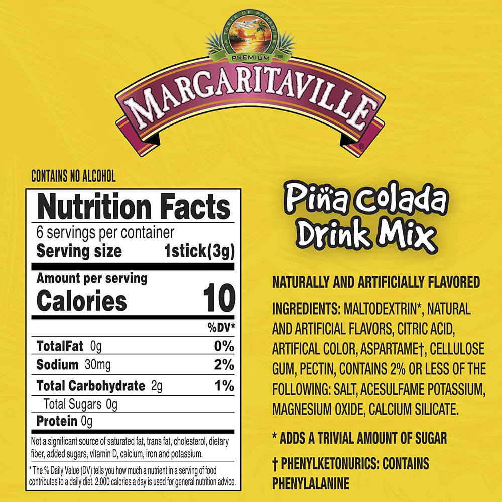 Box-pack-view showing the six-pack boxes for Margaritaville Singles To Go.