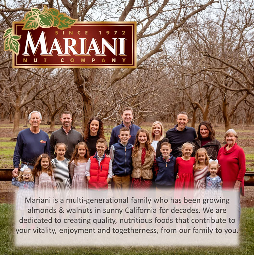 Mariani Nut chopped gluten-free and kosher-certified for inclusive diets.