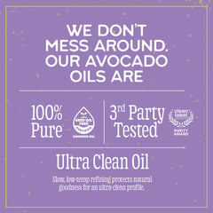 Marianne's Harvest avocado oil delivers high-heat performance up to 500°F.