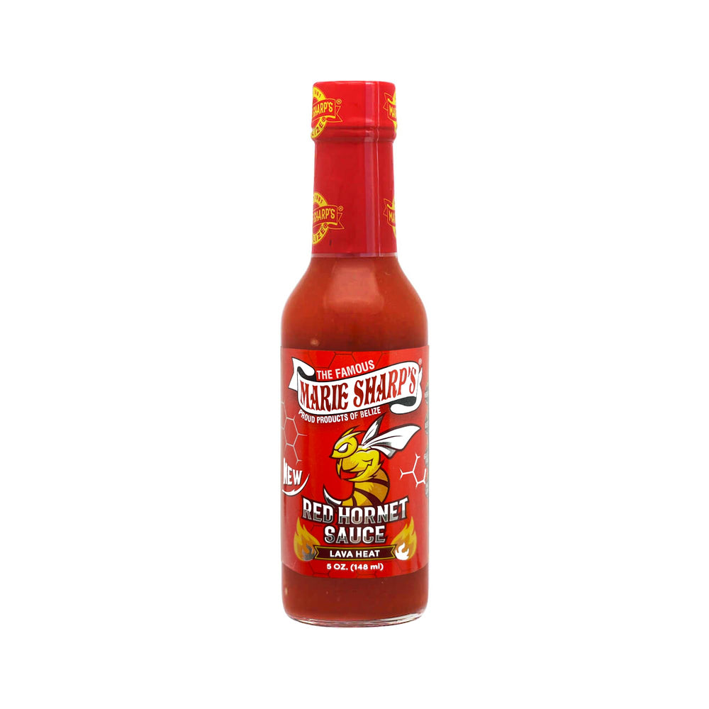Marie Sharp's Red Hornet on a chip for a zesty dip option