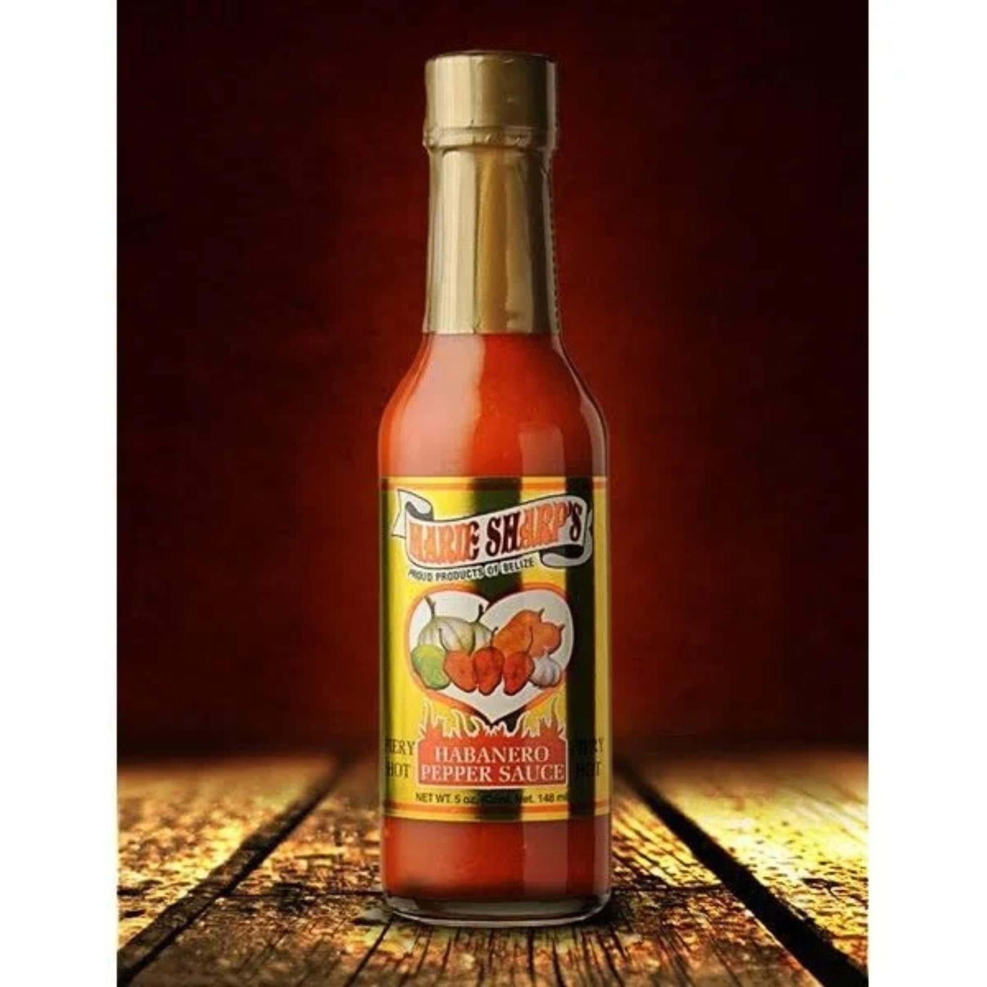 Tacos topped with Marie Sharp’s Fiery Hot Habanero Sauce for bright heat.