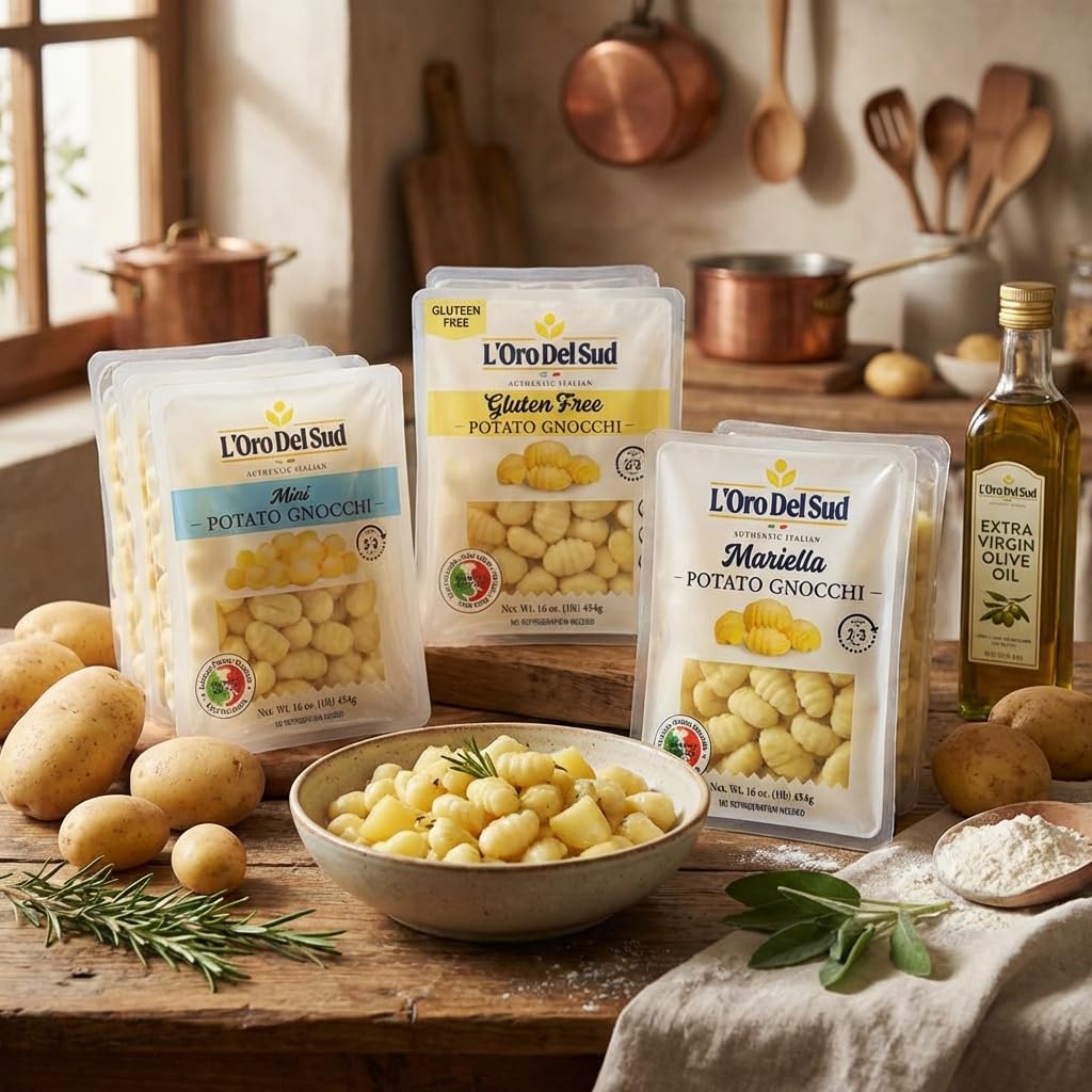 Mariella gnocchi ready for a quick dinner with your sauce.
