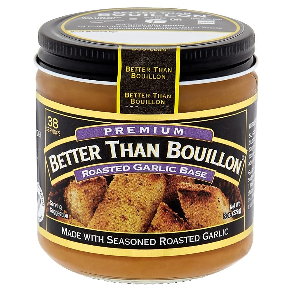 Marinade or glaze using roasted garlic base for richer meat.