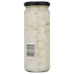 Mario Camacho Cocktail Onions six-pack jars on a shelf ready for hosting