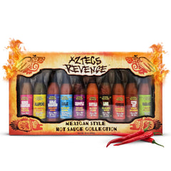 Marketplace Brands Aztecs Revenge variety-pack bottles arranged for tasting sessions