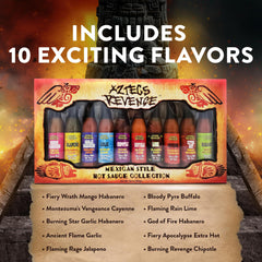 Aztecs Revenge wing dipping bottles ready for barbecue night