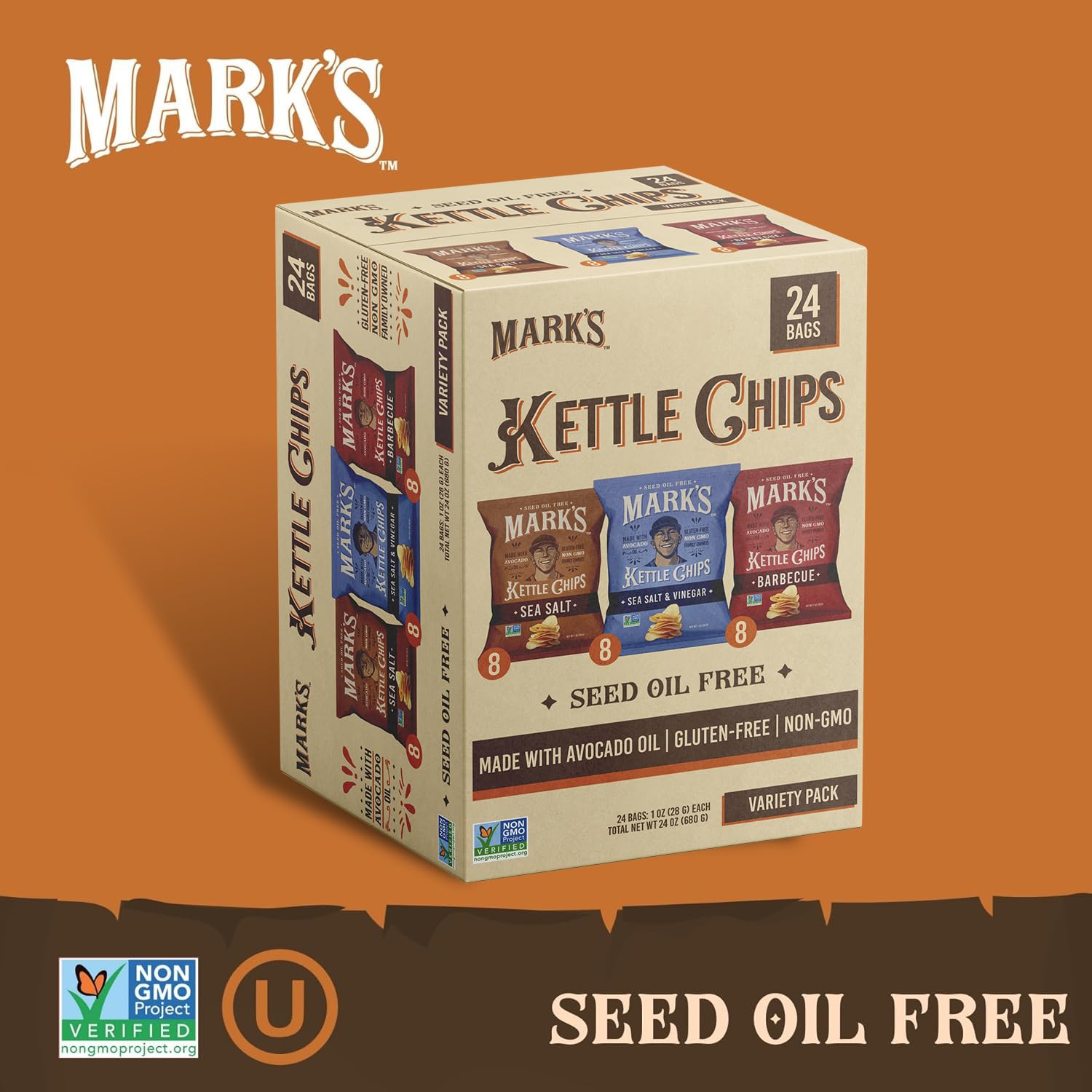 Mark's non-GMO avocado oil chips from seed-oil-free formulation