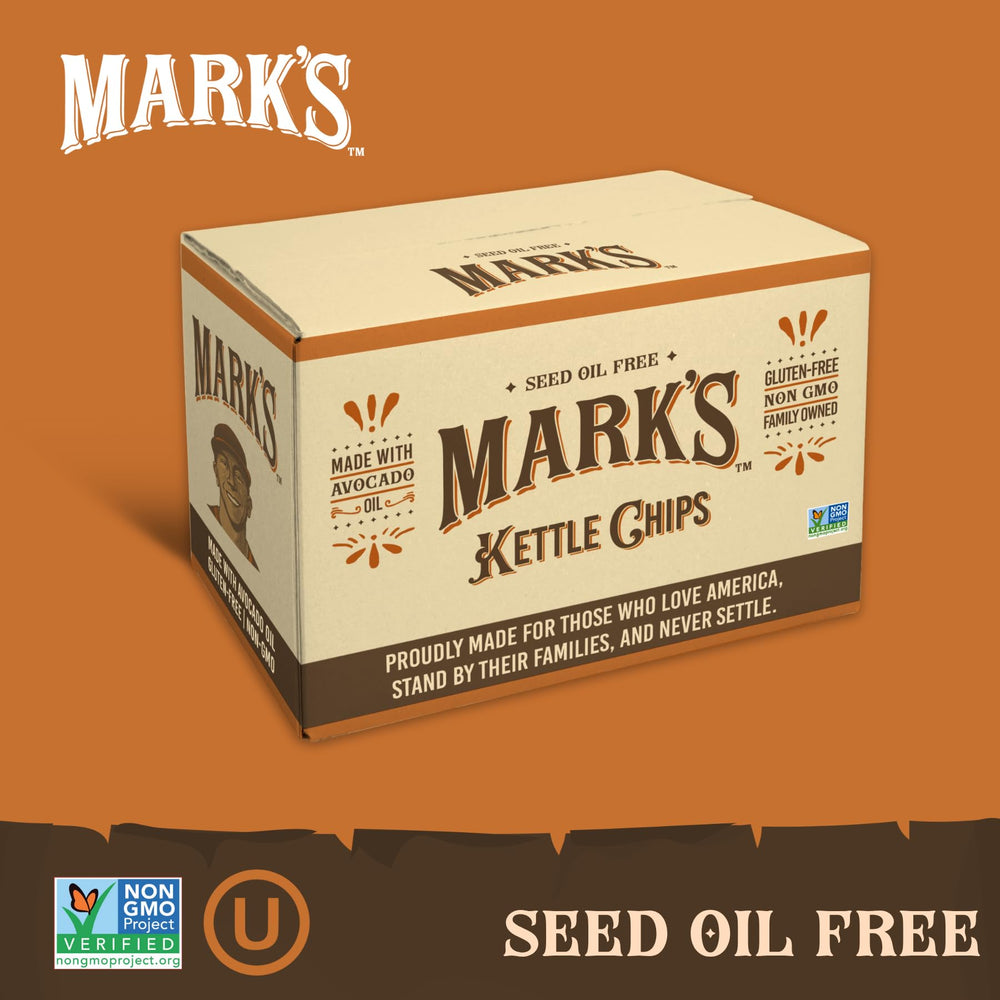 Mark's chips in a lunchbox scenario, ready for on-the-go snacking