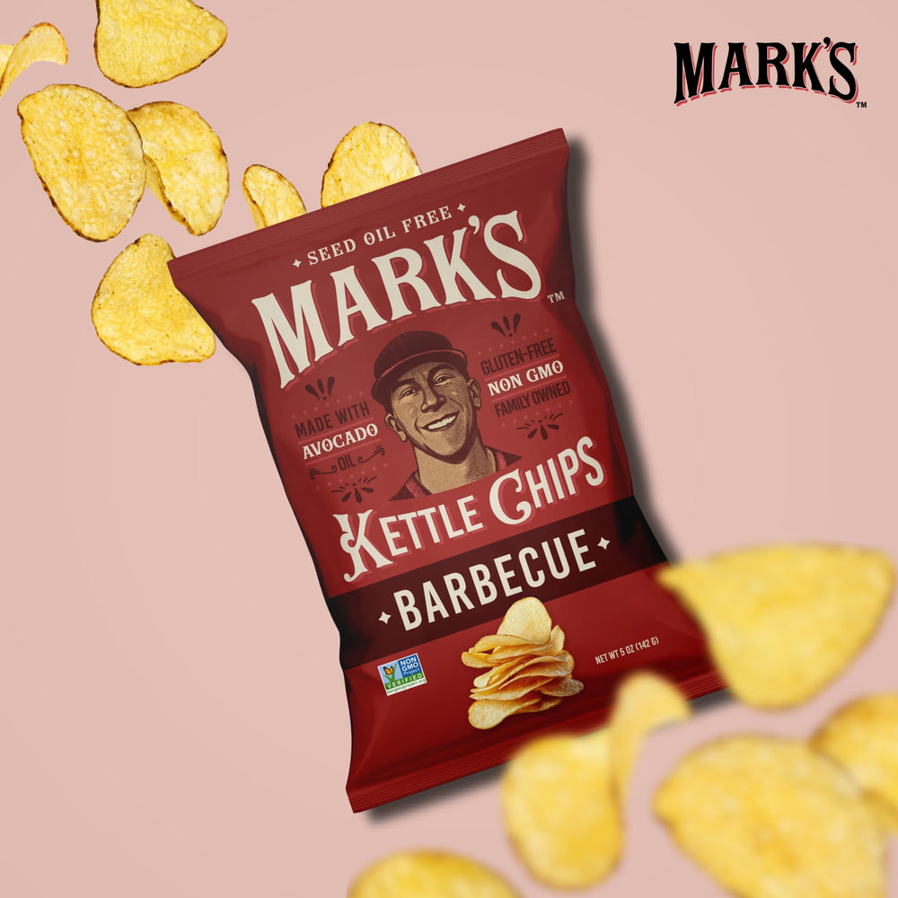 Plate with Mark's chips ready for dipping and tasting.