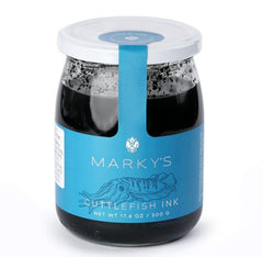 MARKY'S cuttlefish ink jar adds bold color to pasta and a savory boost