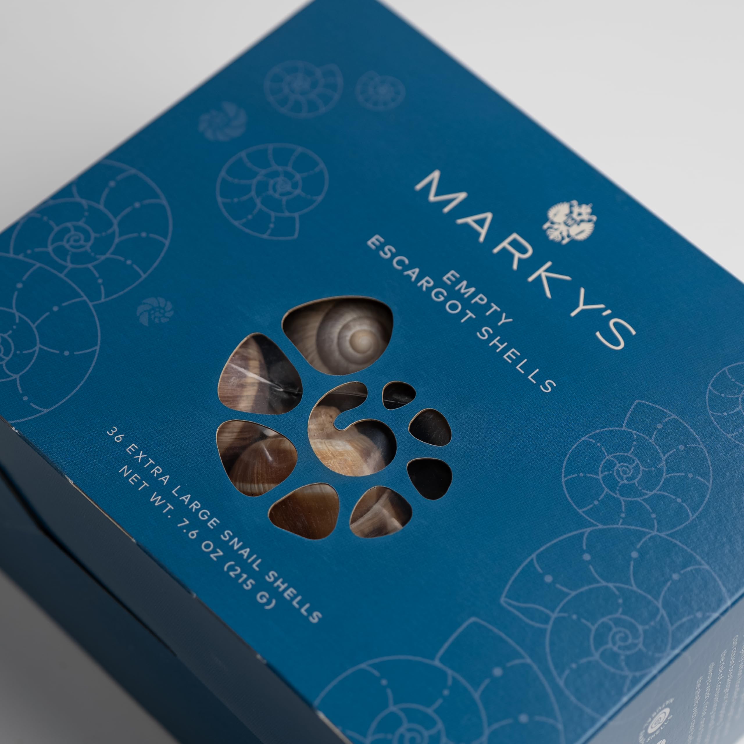 MARKY'S escargot shells durable and versatile for culinary experimentation