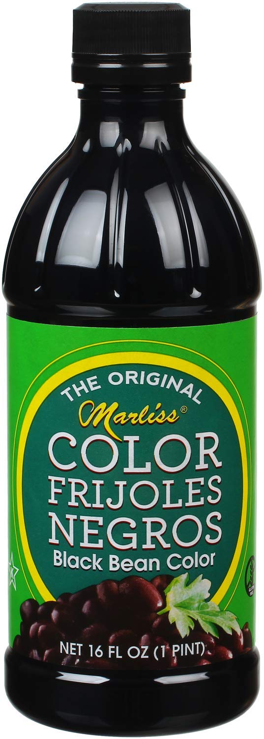 Marliss XL Original Black Bean Color bottle pour for instant color boost in beans and rice