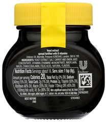 Marmite spread on toast with a thin layer for savory breakfast.