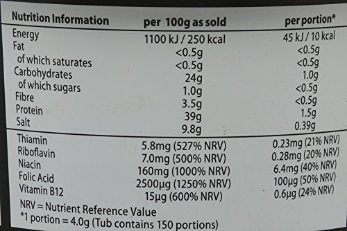 Bulk Marmite pack showing 75 portions for kitchens