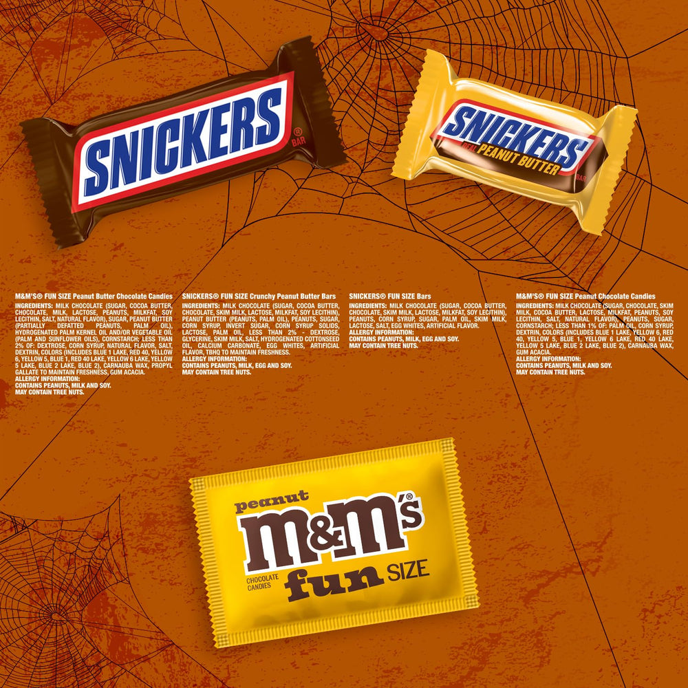 Office break room setup featuring Mars Halloween candy for easy sharing.