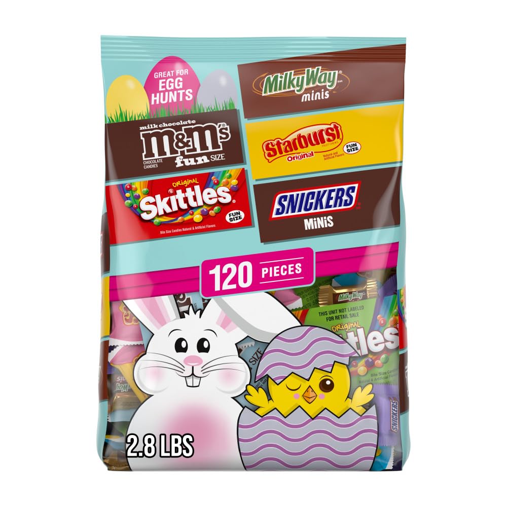 Mars Easter candy variety bag with pastel-wrapped chocolates for festive baskets