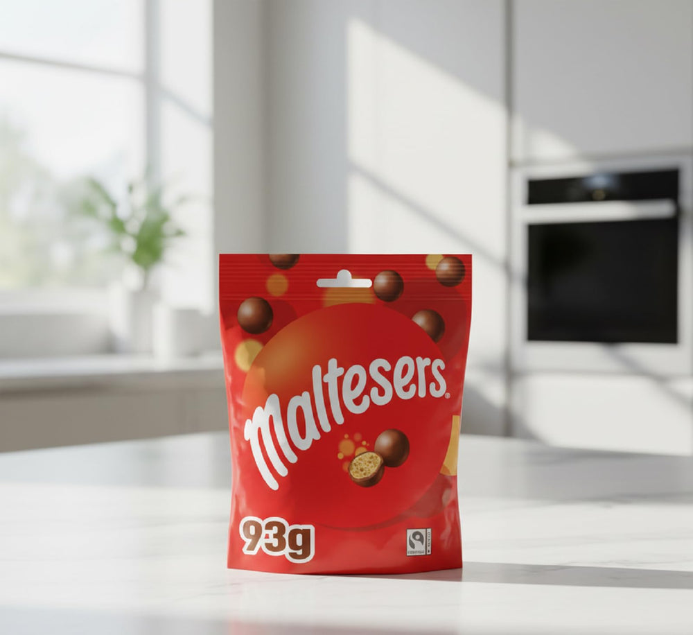 Mars Maltesers packaging detail showcasing brand design and product appeal